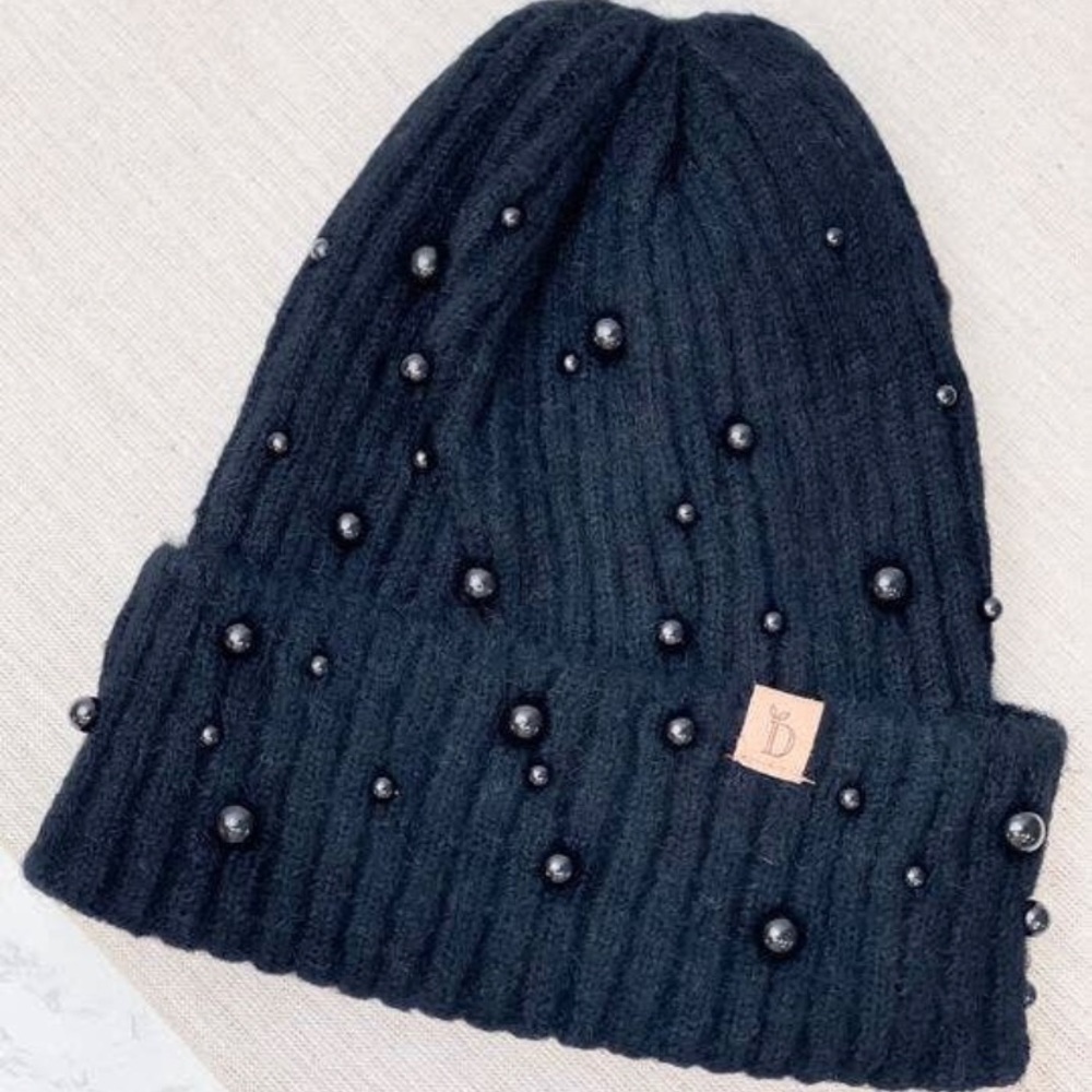 All Over Pearl Beanie